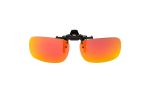 Brando – Clip On Sunglasses Red RV