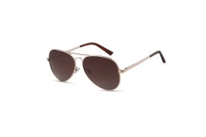 Mr Smith - Gold BrownPolarised Aviator