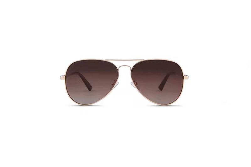 Gold BrownPolarised Aviator - Mr Smith