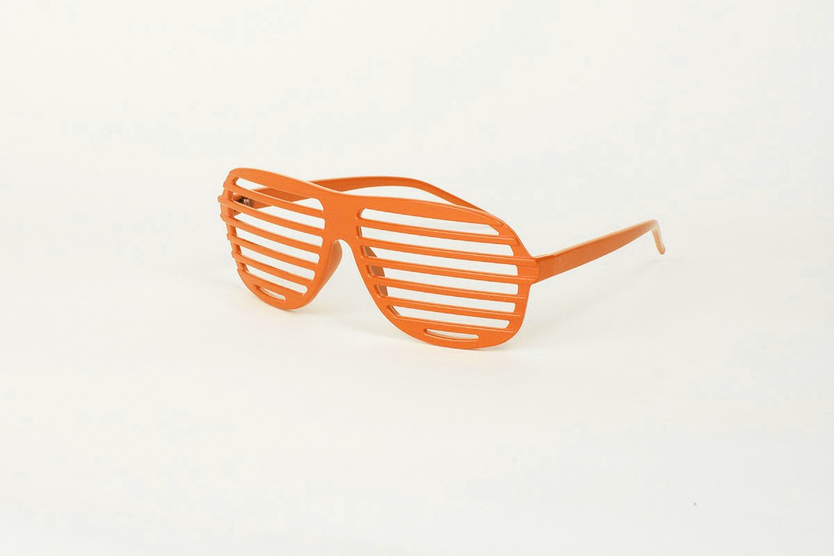 Alice - Orange Shutter Shades  - 1