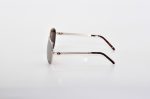 Silver Gold Mirror Aviator -  Smith side