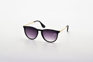 Tailor - Black Round Women's Sunglasses