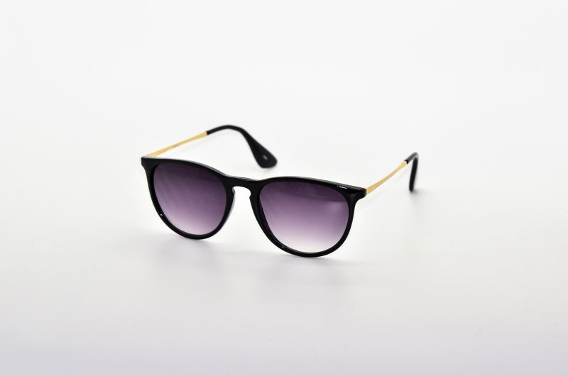 images Tailor - Black Round Women's Sunglasses