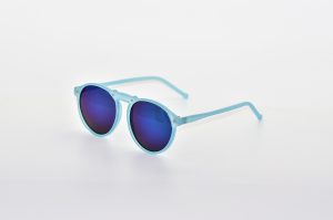 Blue Round Party Sunnies - Leon