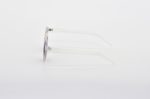 Clear Round Party Sunglasses - Leon Side