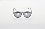 Grey Round Party Sunglasses - Leon front