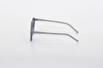 Grey Round Party Sunglasses - Leon side