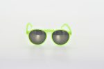 Green Round Party Sunglasses - Leon front