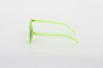 Green Round Party Sunglasses - Leon side