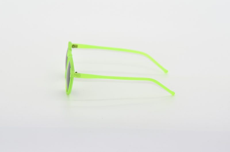 Green Round Party Sunglasses - Leon side