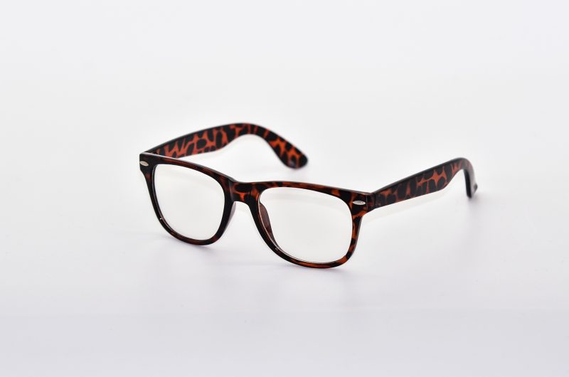 images Classic Clear Lens Glasses - Tortoise