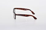 Classic Clear Lens Glasses - Tortoise side