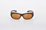 Polarised Fitover sunglasses - Tort front