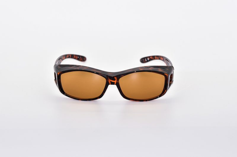 Polarised Fitover sunglasses - Tort front