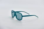 Alice - Teal Shutter Shades - Party Sunglasses