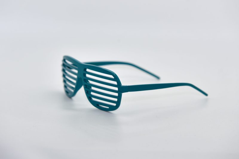 images Alice - Teal Shutter Shades - Party Sunglasses