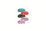 5 Hard Cases for sunglasses with spots.