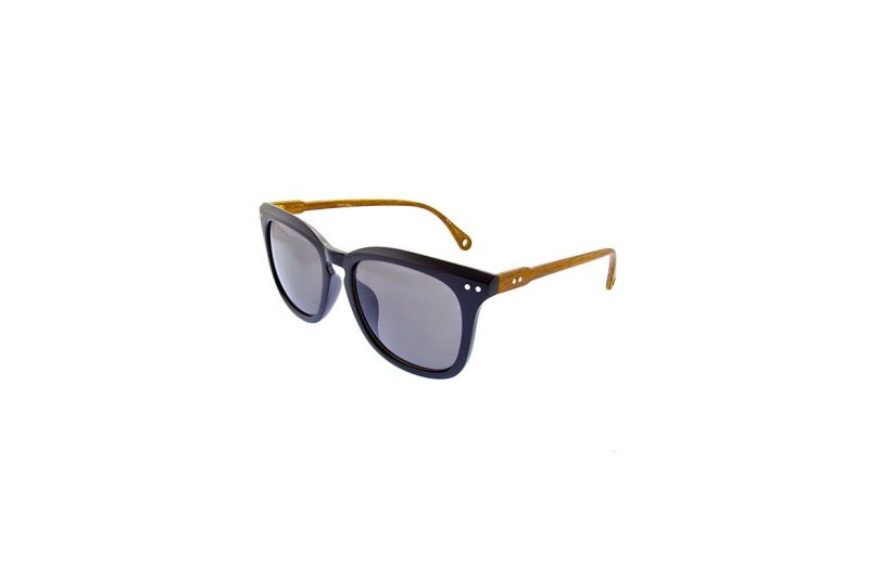 images Portman Wood Look Sunglasses Women - Black & Beech
