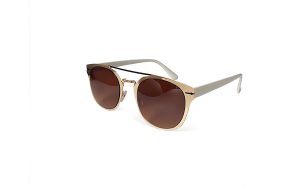 Retro Cross Bar - Gold Dawn Sunglasses