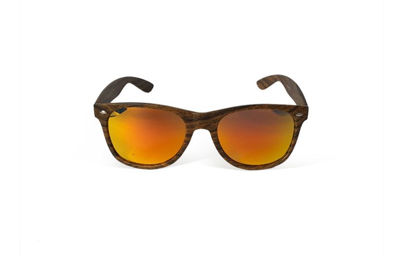 Chuck- Wood Orange RV Sunglasses Front
