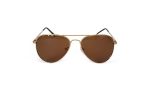 James Bond Polarised Gold Aviator Sunglasses