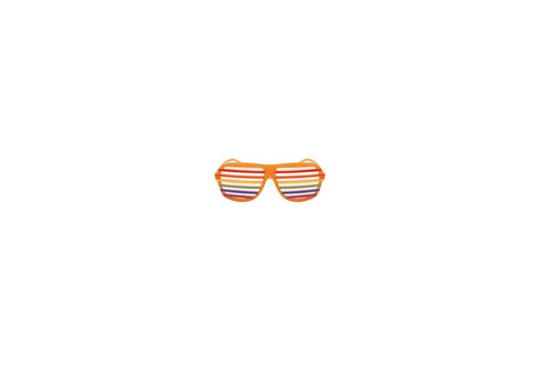 Mardi Gras - Rainbow Glow in dark Party Sunnies