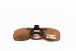 Mr Miyagi – Polarised Clip on Brown small  - 5