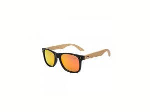 Bam - Black Orange RV Polarised Bamboo Sunglasses