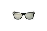 Carly - Matte Black Mirror Sunglasses Front