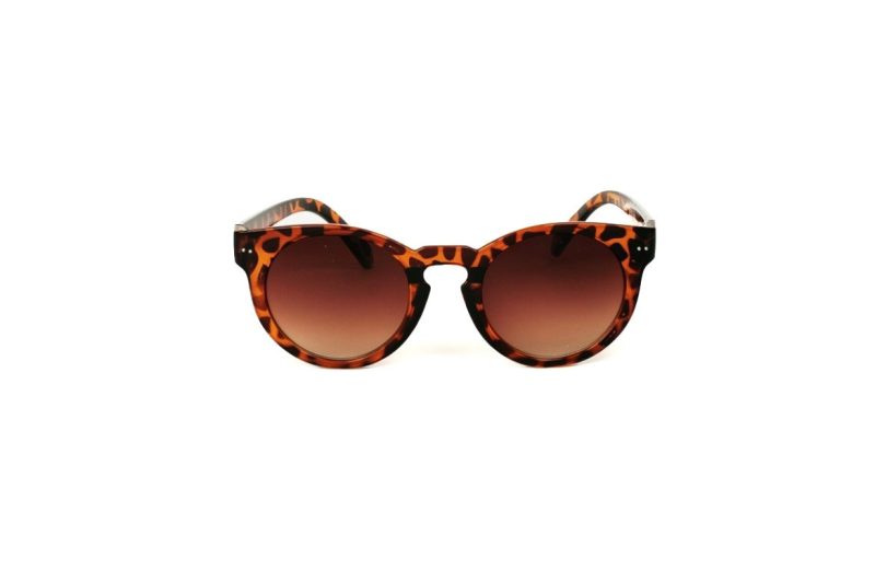 Lucy - Tortoise Round Womens Sunglasses Front