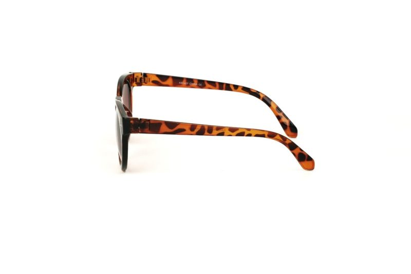 Lucy - Tortoise Round Womens Sunglasses Side