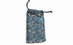 Wild cat soft children's sunglasses pouch - Blue