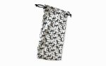 Soft Sunglasses Pouch - White Zebra Print
