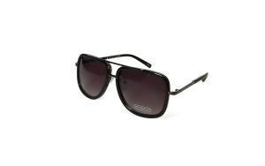 Knox - Black Square Aviator Sunglasses