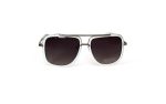 Knox - White Oversized Aviator Sunglasses