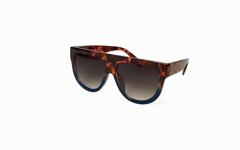 images Jiggy - Tort Navy Kids Flat Top Sunglasses