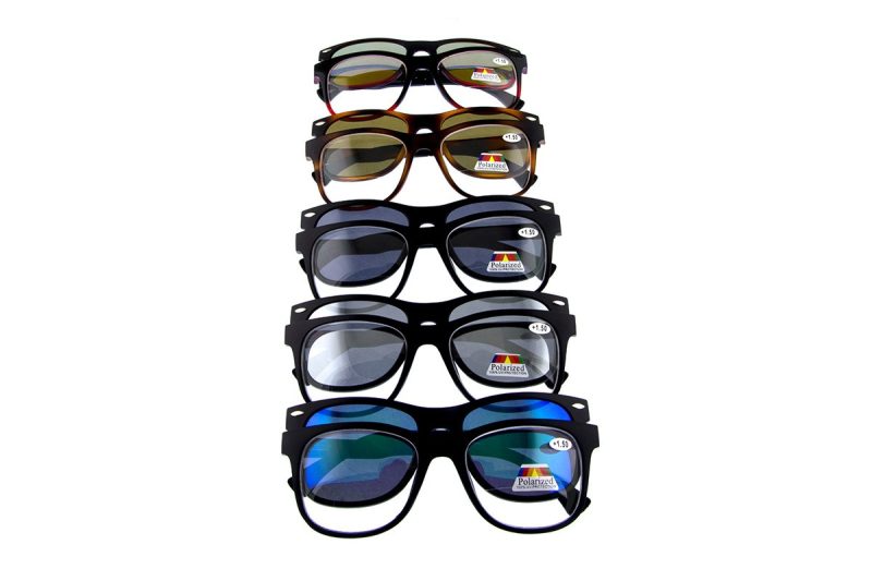 Classic Reading Glasses & Clip on +1.50 - Black