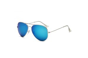 Hudson - Sky Blue RV Aviator Sunglasses