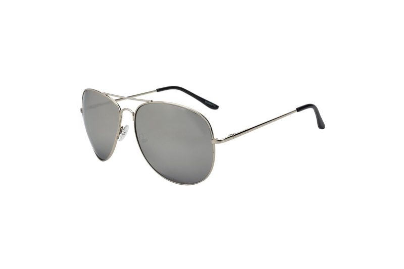 images Pilot Aviator Sunglasses - Silver Mirror
