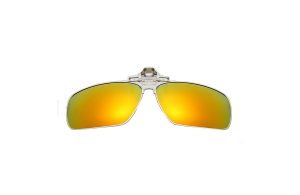 Donny - Large Polarised Clip-on – Orange RV