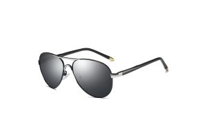 Cogan - Premium Black Polarised Aviators