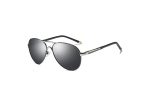 Cogan - Premium Gun Black Polarised Aviators