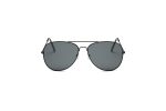 Marty - Black Pilot Aviator Sunglasses