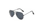 Marty - Black Pilot Aviator Sunglasses