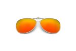 Caesar - Polarised Clip on for Aviators – Orange RV