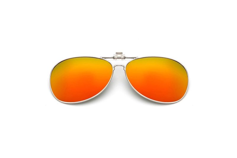 Caesar - Polarised Clip on for Aviators – Orange RV