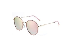 Ari - Pink RV Round Sunglasses