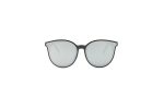 Bold Betty - Black Mirror Polarised Round Women's Sunglasses