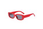 Samantha - Red Rectangle Sunglasses