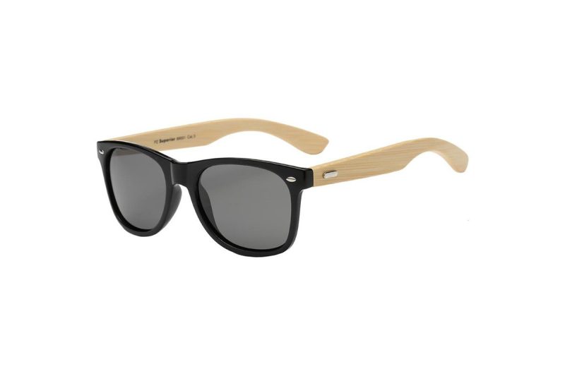 images Bam - Black Polarised Bamboo Sunglasses